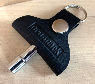 PROMARK KR Drum Key with Leather Holder Keyring Keychain Attachment New Stock
