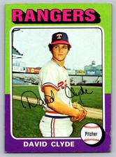 1975 Topps Baseball #12 Dave Clyde Rangers