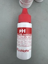 LaMotte pH liquid reagent 30 ml, Exp 06/2026, 7037-G Phenol Red Indicator