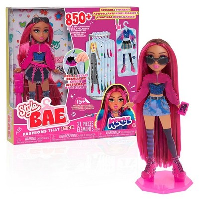 Style Bae Kenzie 25 cm Modepuppe und Zubehör über 850 Looks Sticker verpackt