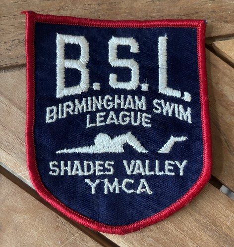 1970’s B.S.L. Birmingham Swim League Shades Valley YMCA Patch Alabama
