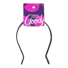 Goody Ouchless Medium Headband with Flex Tips - Teeth Hold Black