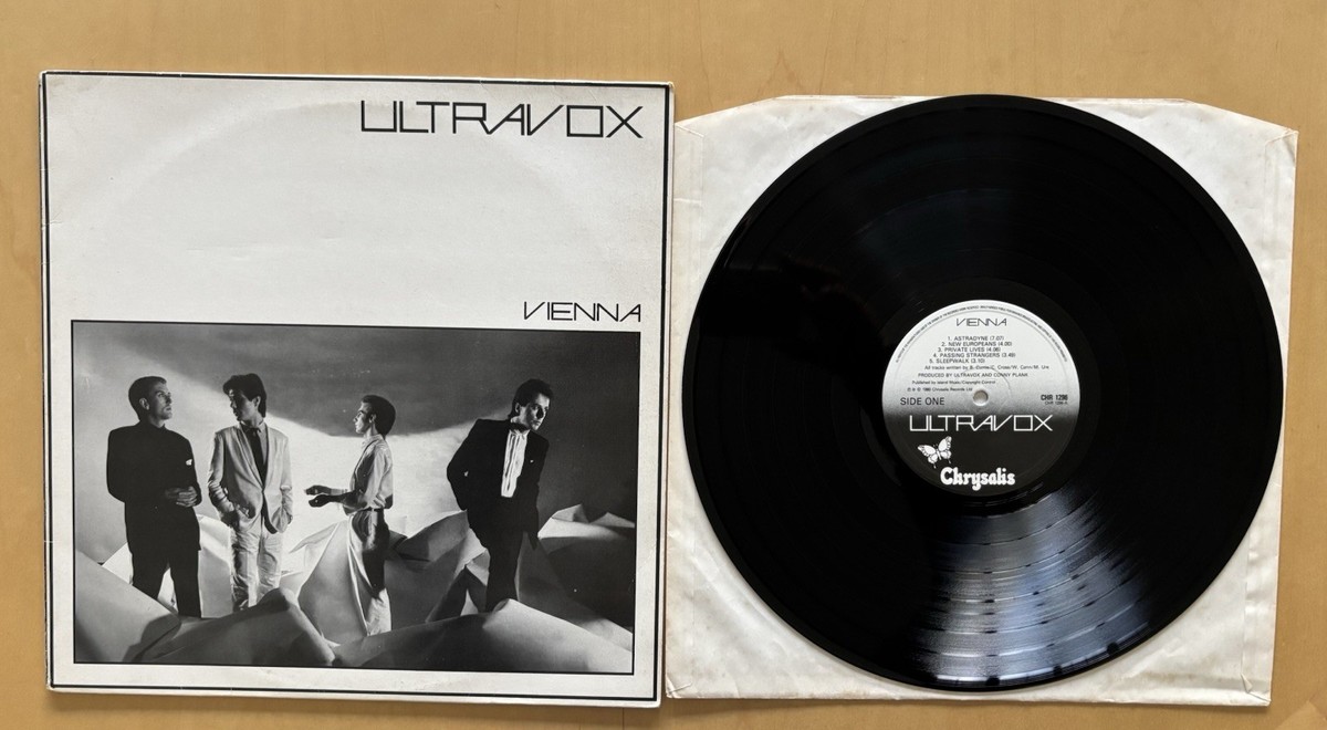 ULTRAVOX VIENNA ORIG 1980 UK IMPORT on CHRYSALIS CHR 1296 NEW WAVE 
