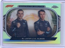 2022 Topps Chrome Formula 1 Constructors Coalition Nicholas Latifi Alexander Alb