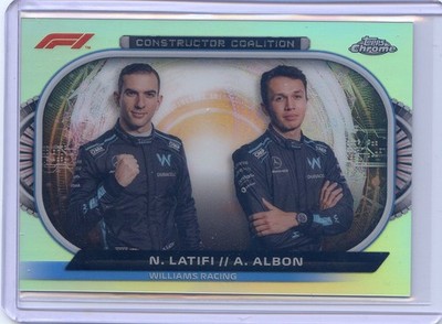 2022 Topps Chrome Formula 1 Constructors Coalition Nicholas Latifi Alexander Alb