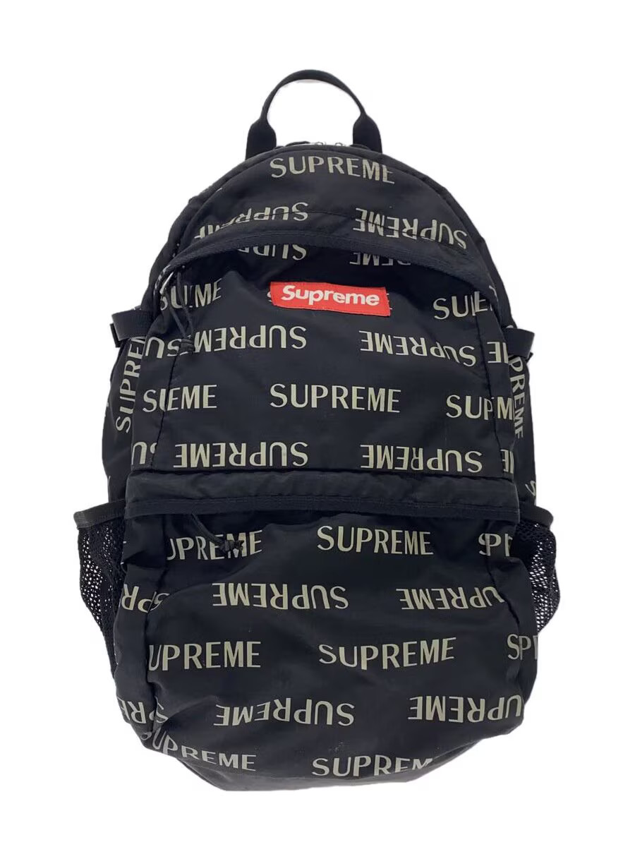 Supreme Backpack Polyester Black Solid from Japan - image 2