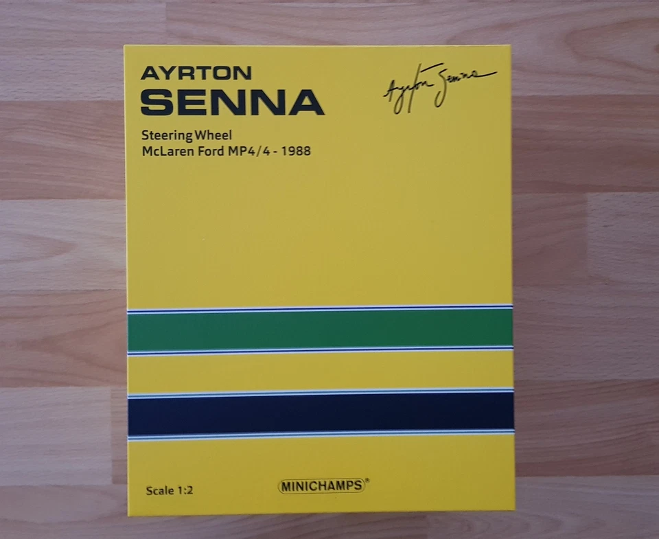 Minichamps Lenkrad A. Senna, McLaren MP4/4, 1988, Maßstab 1:2, 254880012 - Bild 2 von 4