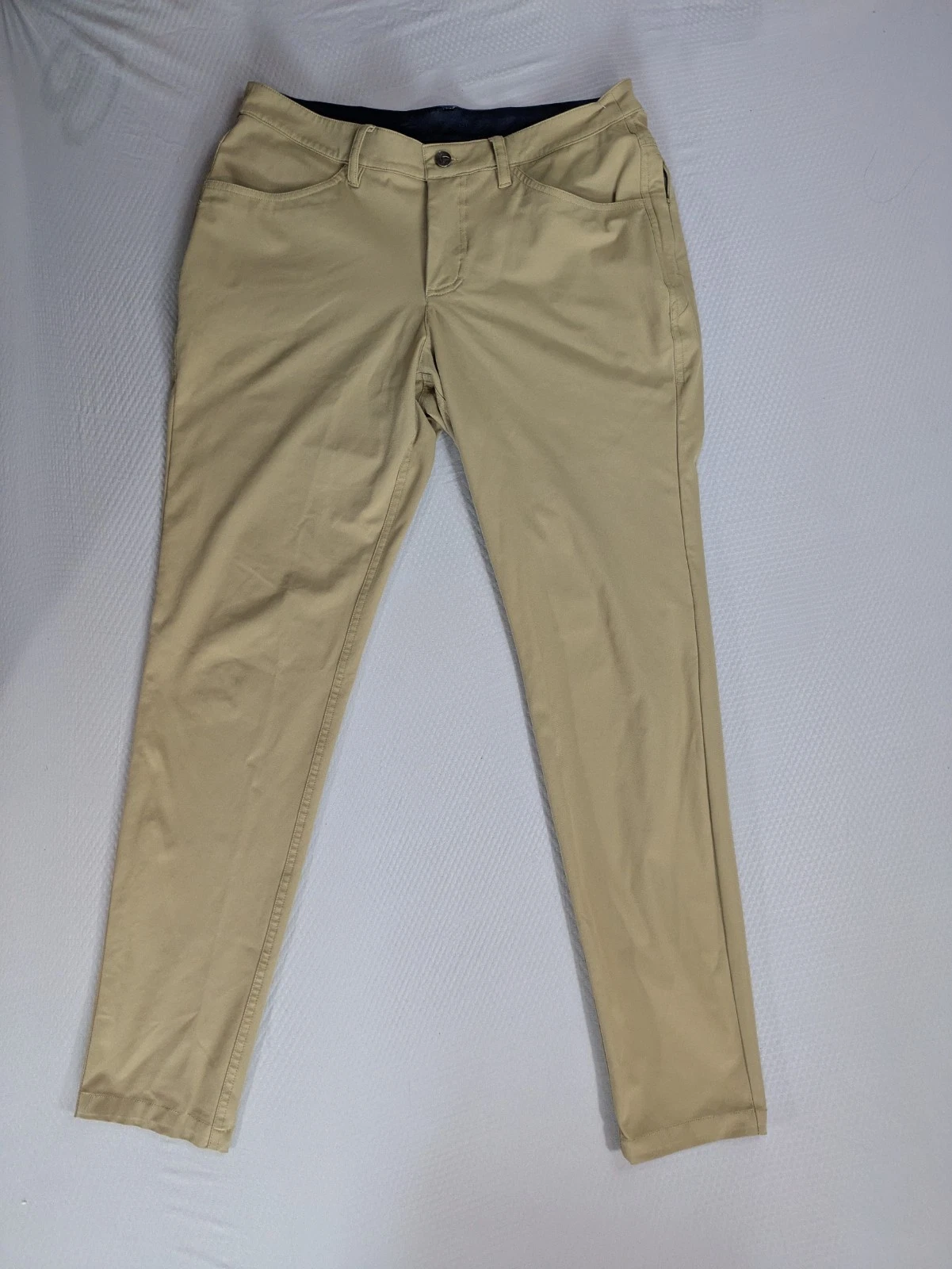 Birddogs Pants Mens 32x31 Tan Khaki Performance Chino Lined Stretch Boomstick