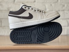 Nike Air Jordan 1 Low Retro Pale Ivory Baroque Brown IB8058-110 Men 11.5 Shoes