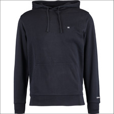 Image of Calvin Klein Jeans Night Sky Blue Cotton Hooded Sweatshirt Hoodie Size M