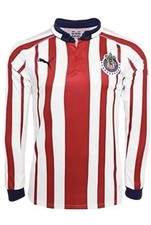 Camiseta PUMA Chivas Guadalajara Manga Larga PUMA Producto Oficial Original MEDIANA