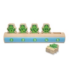 YELLOW DOOR US LLC YUS1224 Five Frogs On A Log Number Line Tool