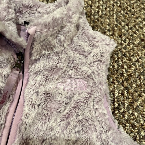 NORTHFACE girl's FAUX fur vest purple size 6 - Picture 2 of 6