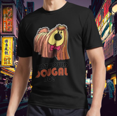 Retro 1970s Dougal Magic Roundabout Design Logo T-Shirt Funny Size S to 5XL