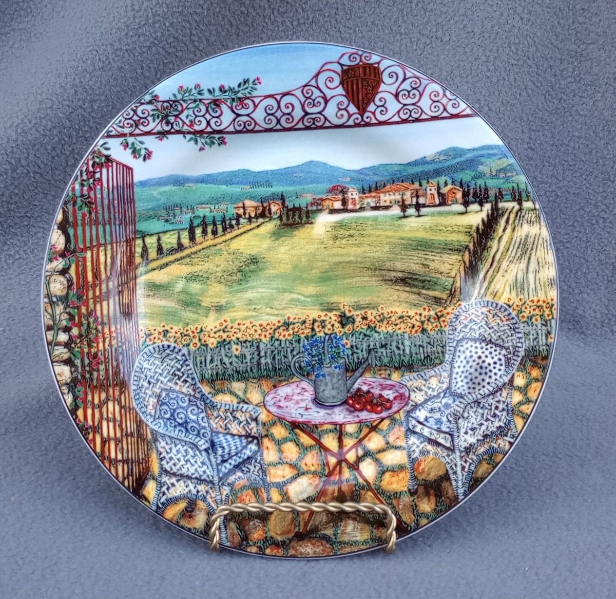 Tuscan プレート　菓子皿 The Sakura Table - Tuscan Travels - Salad Plate - Design A | eBay