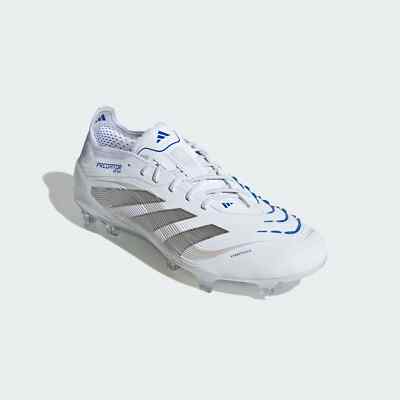 ID3879 adidas Predator Elite FG Cloud White Silver Metallic Bright