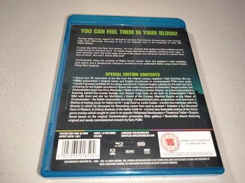 Alien Contamination Blu-ray Arrow Italian Horror Sci-Fi Luigi Cozzi - Picture 2 of 2