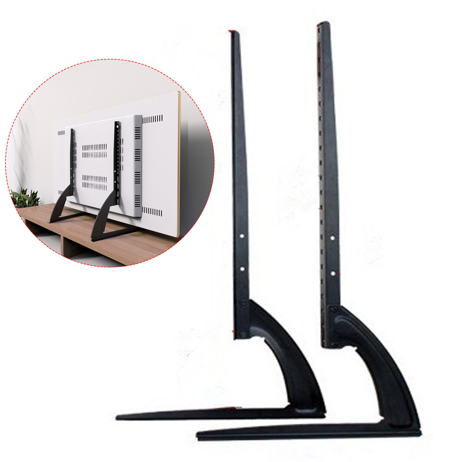 TV Standfüße Für 32-70 Zoll LCD LED Fernseher Tisch Ständer Fuß Fernseh Fuss DE