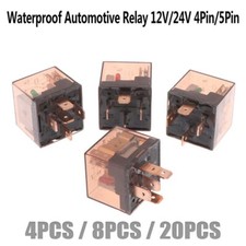4/8/20 Automotive Relay 12/24V 80/100A 4/5Pin SPDT Car Control Device Car Relay