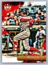 2019 panini diamond kings baseball mookie betts photo variation gray frame #95