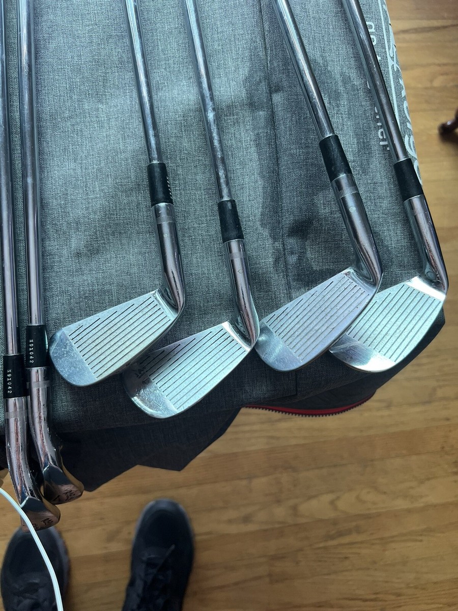 1987-88 Ben Hogan Radial Underline Iron Set 7 (E-3-8) Apex 4 Steel