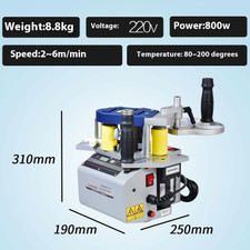 BR500 Przenośna okleiniarka krawędziowa do obróbki drewna 220V 855W