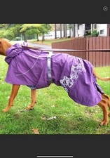 HURTTA WARMING DRIZZLE PET COAT WEATHERPROOF WARM FOIL LINING JACKET 35 In