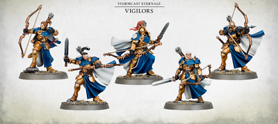 Warhammer AoS Stormcast Eternals Vigilors (5) NO BOX | eBay
