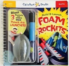BUILD & LAUNCH FOAM ROCKETS (CHICKEN SOCKS) By Klutz