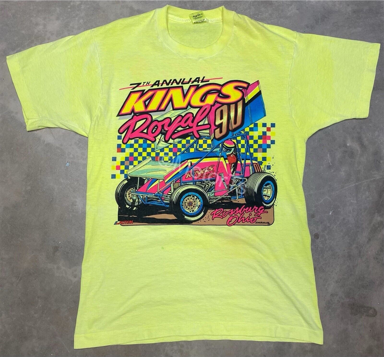 Vintage 1990 7th Annual Kings Royal Sprint Car El… - image 1