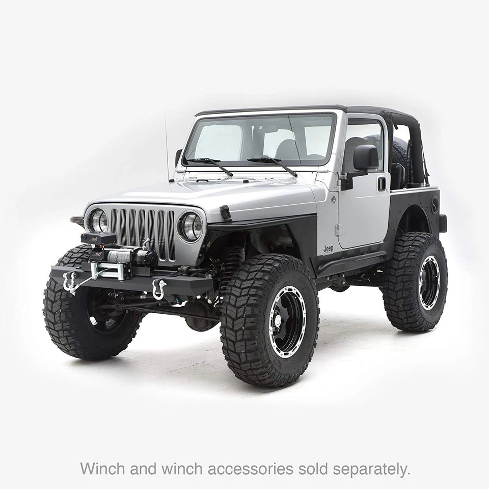 Smittybilt 76740D SRC Classic Front Bumper w/ D-Rings for 87-06 Jeep Wrangler - Image 4 of 4