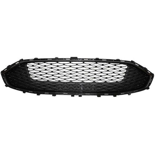 Front Upper Bumper Grille Grill Gloss Black Mesh Fits For 2019 2020 Ford Fusion - Picture 9 of 12