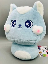 Mewaii Mushroom Family Plush: Dudu Blue Cat Plush Kawaii 8” New With Tags