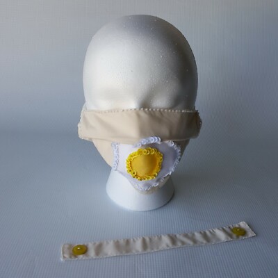 Face Mask Fashion Ladies  EGG  Comfortable Reusable Doble Layered Elastic Ear