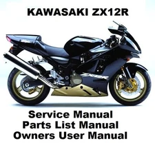 ZX12R NINJA - Workshop Service Repair Owners Parts Manual in PDF files ZX 1200