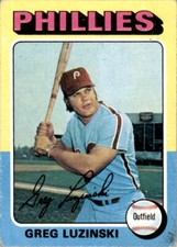 1975 Topps Baseball Greg Luzinski (E) Philadelphia Phillies #630