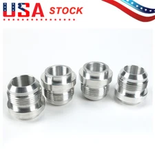 4Pcs An16, 16 An Male Billet 6061t6 Aluminum Weld On Fitting Bung