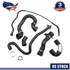 For BMW 135i 335i 335xi 2007-2010 6Pcs Radiator Coolant Water Hose Pipe Kit