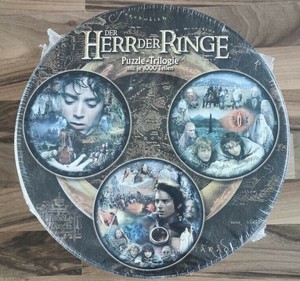 Der Herr Der Ringe Puzzle Trilogie Mit Je 1000 Teilen Neu Ebay