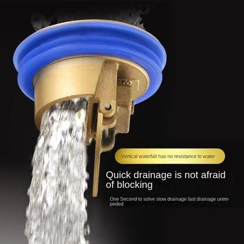Way Valve Shower Drainer Floor Drain Anti Odor Drain Cover Sewer Strainer Plug - Picture 3 of 12