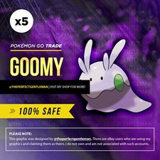 Goomy Pokemon #704 GO - x5 Bulk Bundle
