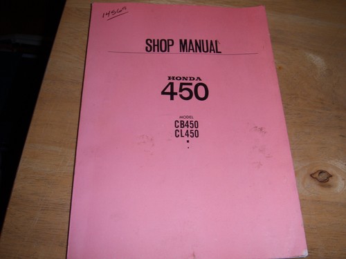 Honda 450 Shop Manual 1968-70