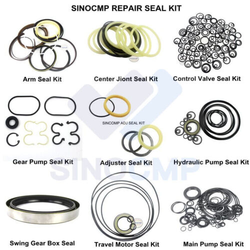 Arm Boom Bucket Cylinder Seal Kit for Komatsu PC220-3 PC220LC-3 Excavator Kit - Picture 1 of 18
