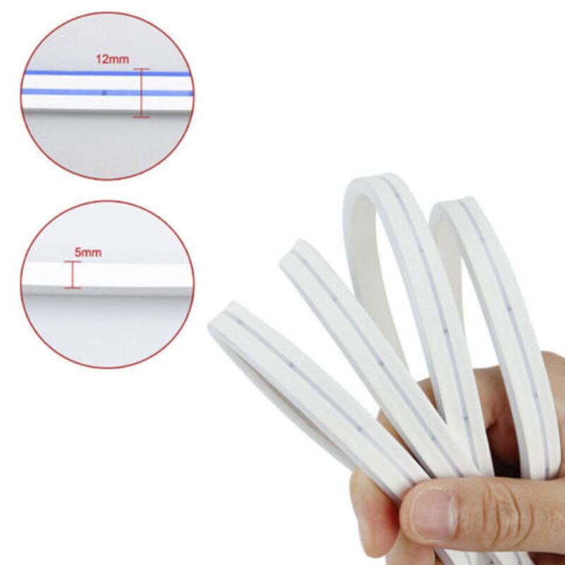 Flexible Waterproof Car Hood Day Running LED Light Strip White 120cm