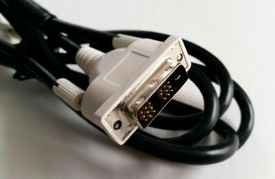 2 PIECES 5 ft DVI-D Cable Cord 18 Pin Male to Male for Monitor, Projector  ETC