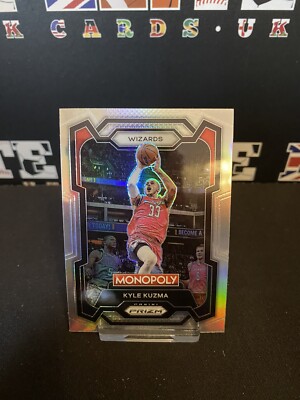 2023-24 Panini Monopoly Kyle Kuzma Silver Prizm #89 Wizards B2-T5