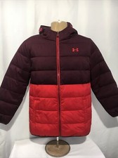 Under Armour Coldgear jacket/coat Boys Or Girls sz youth extra large Red