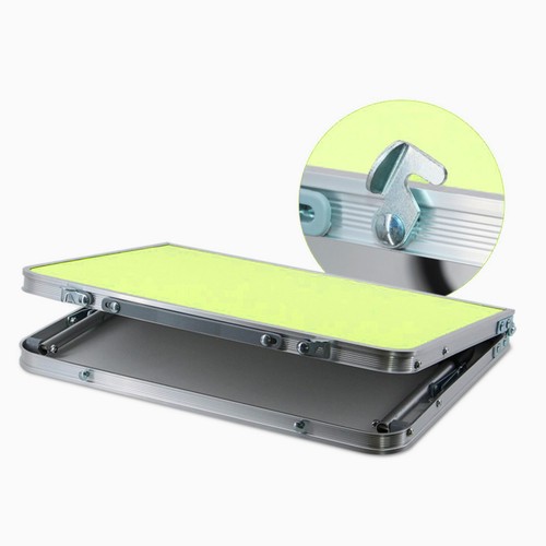Aluminium Folding Camping Table Portable Picnic Outdoor Foldable Tables BBQ Desk - Picture 4 of 14