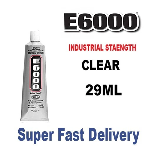 E6000 Glue 29.7ml / 14ml /59ml / 110ml Adhesives Multipurpose Rhinestones Crafts