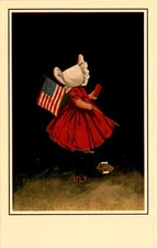 Merrimack Publishing Corp., N.Y., Hong Kong, Antique Sunbonnet Postcard